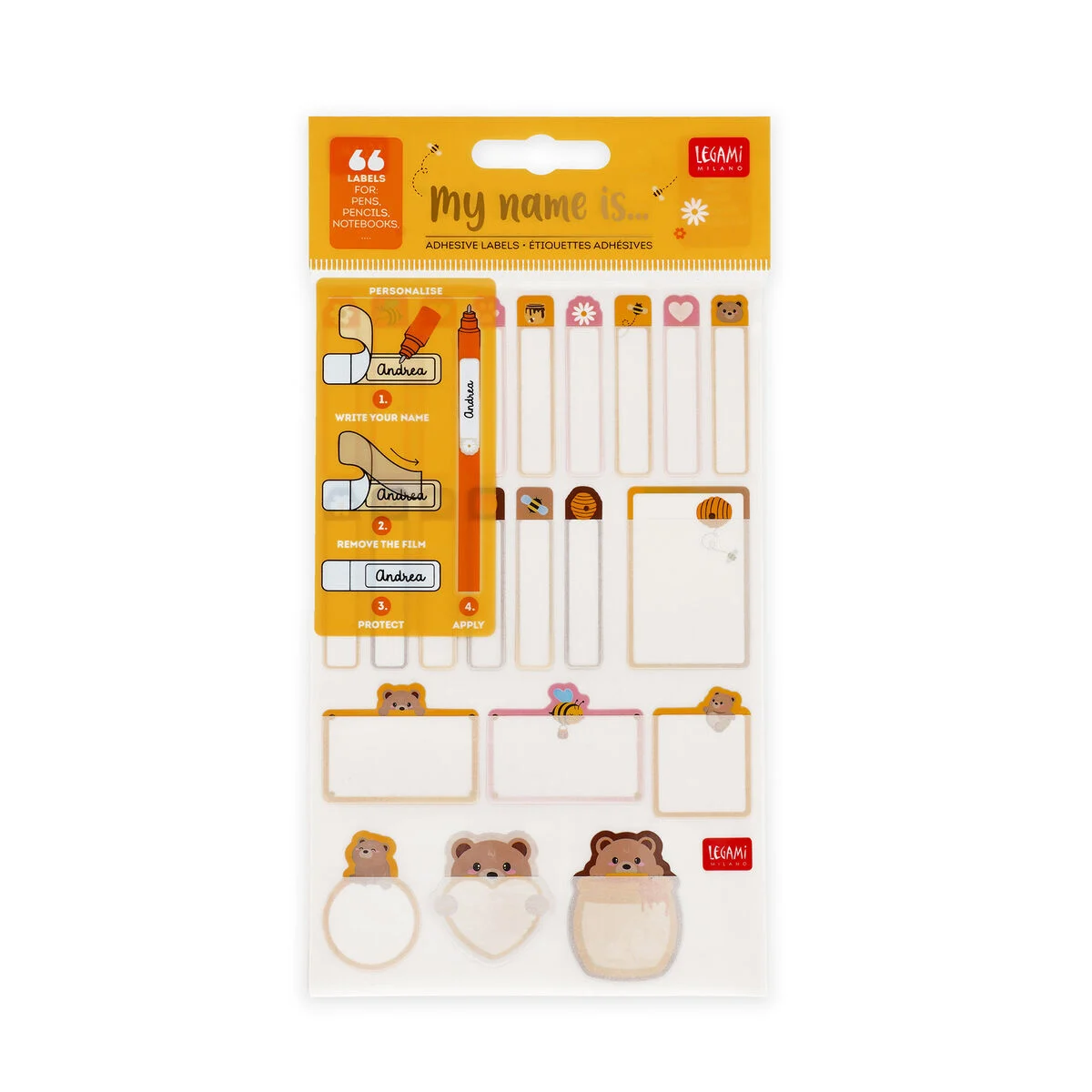 Set de 66 Etiquettes Adhésives I LEGAMI