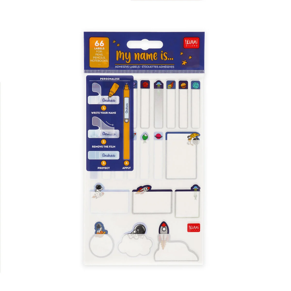 Set de 66 Etiquettes Adhésives I LEGAMI