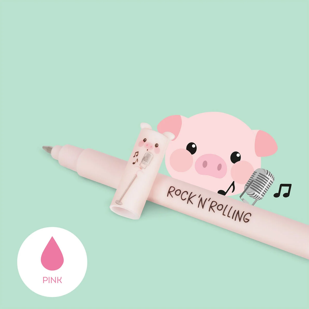 Set de 4 Stylos Gel Effaçable « Ferme »