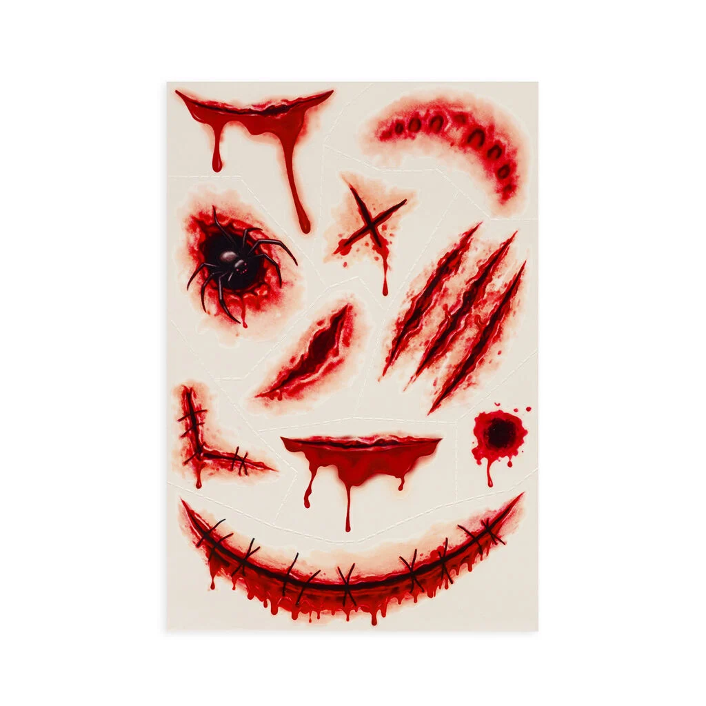 Tatouages Éphémères Visage et Corps Halloween I LEGAMI