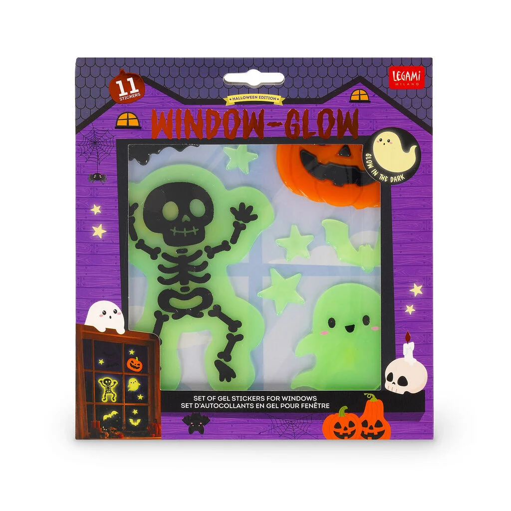 Set d’autocollants en Gel pour fenêtre Halloween I LEGAMI
