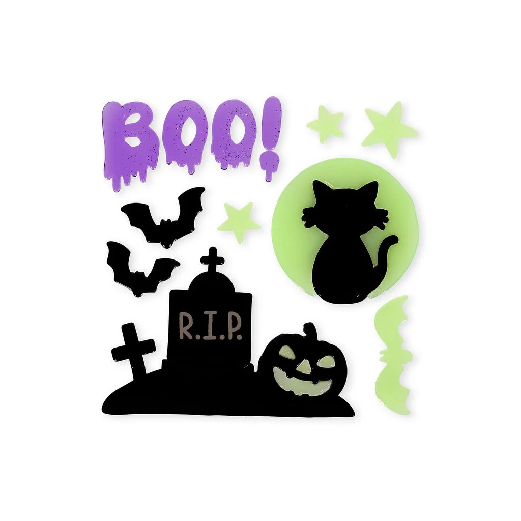 Set d’autocollants en Gel pour fenêtre Halloween I LEGAMI