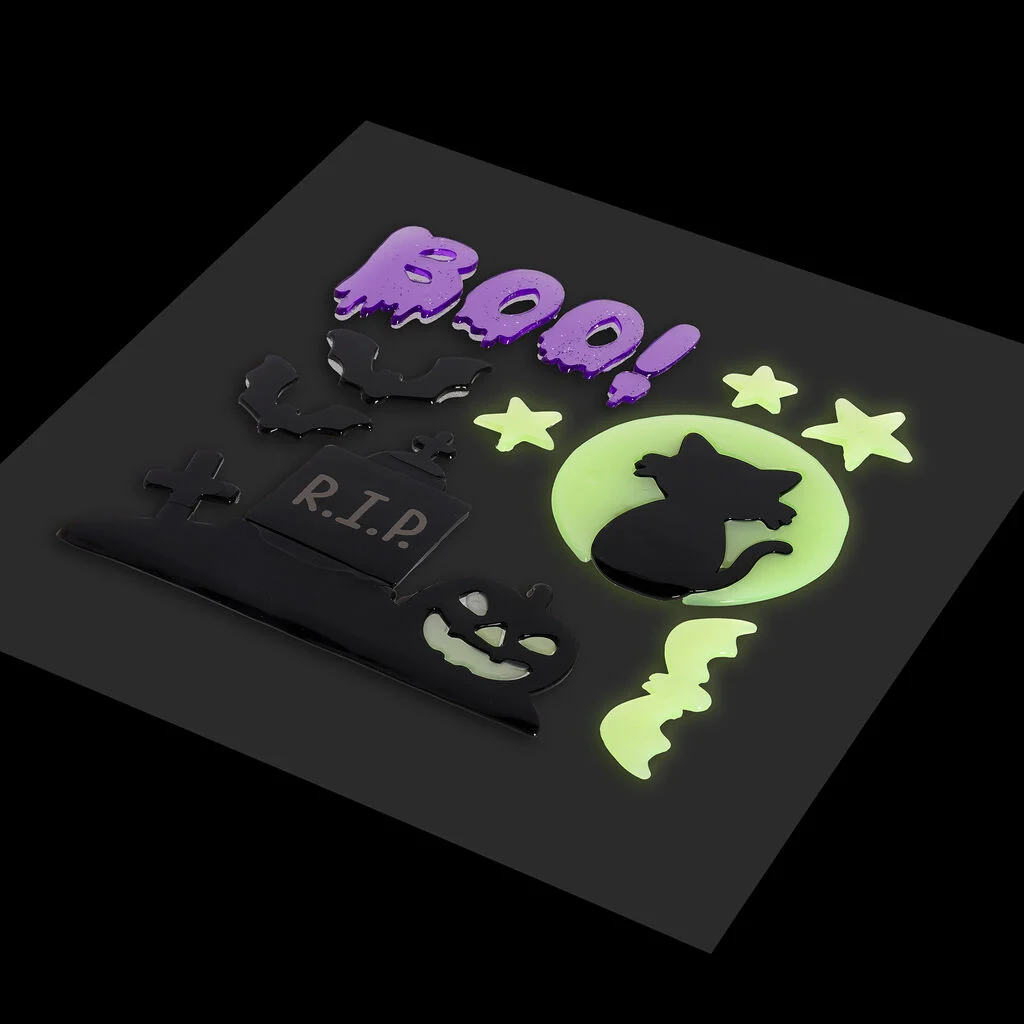Set d’autocollants en Gel pour fenêtre Halloween I LEGAMI