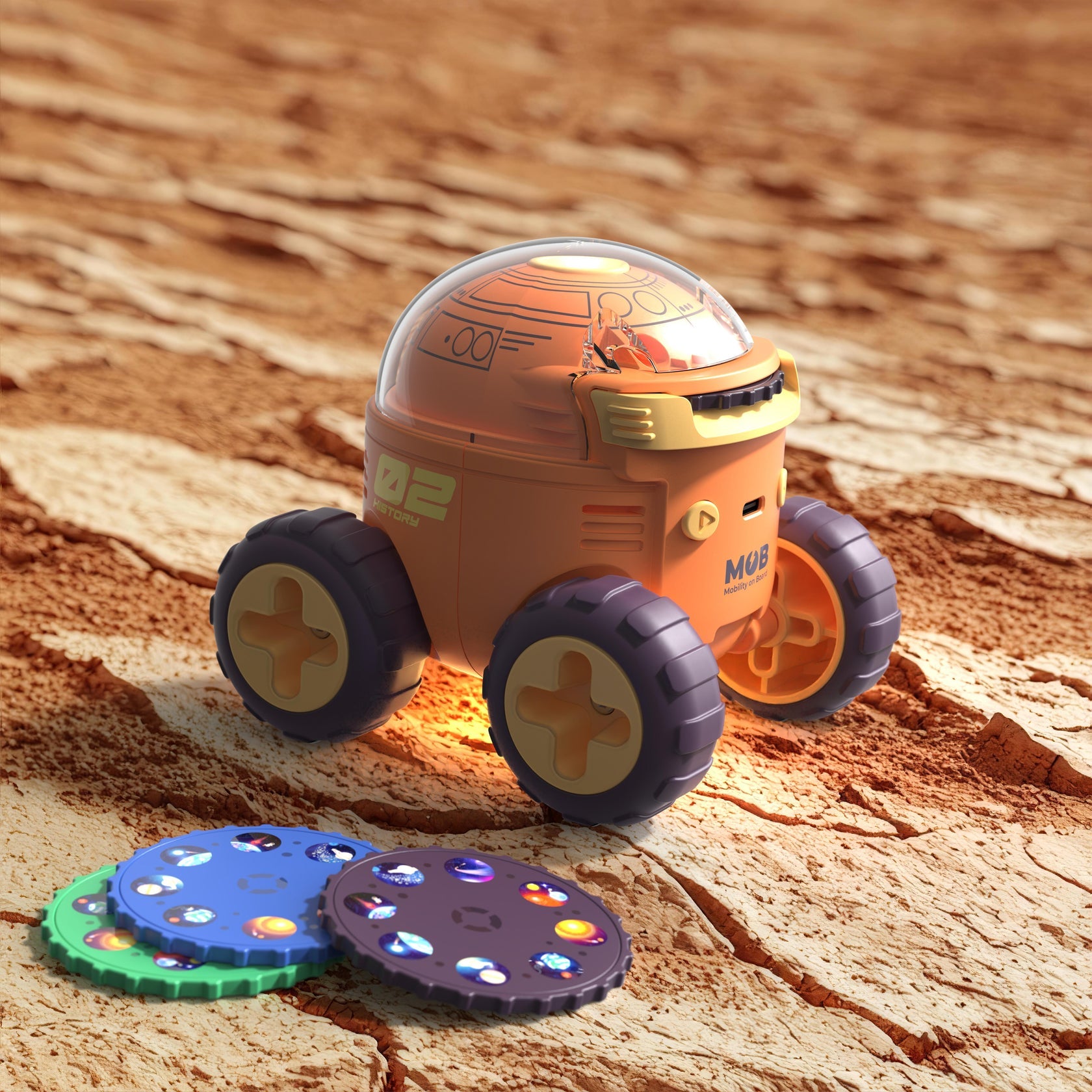 Projecteur d'histoire - Space rover Explorer I MOB