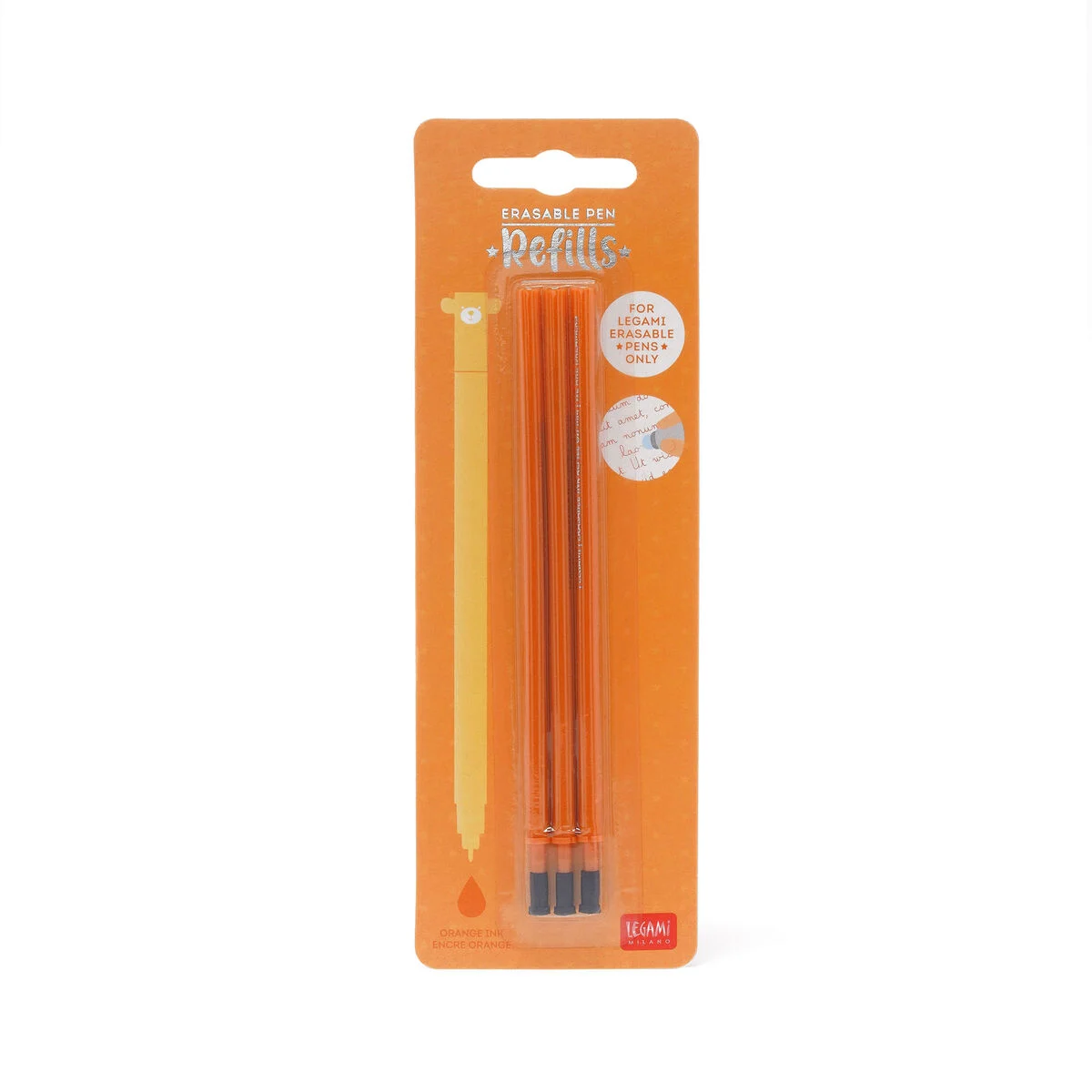 Set de 3 recharges pour stylo à encre gel effaçable I LEGAMI
