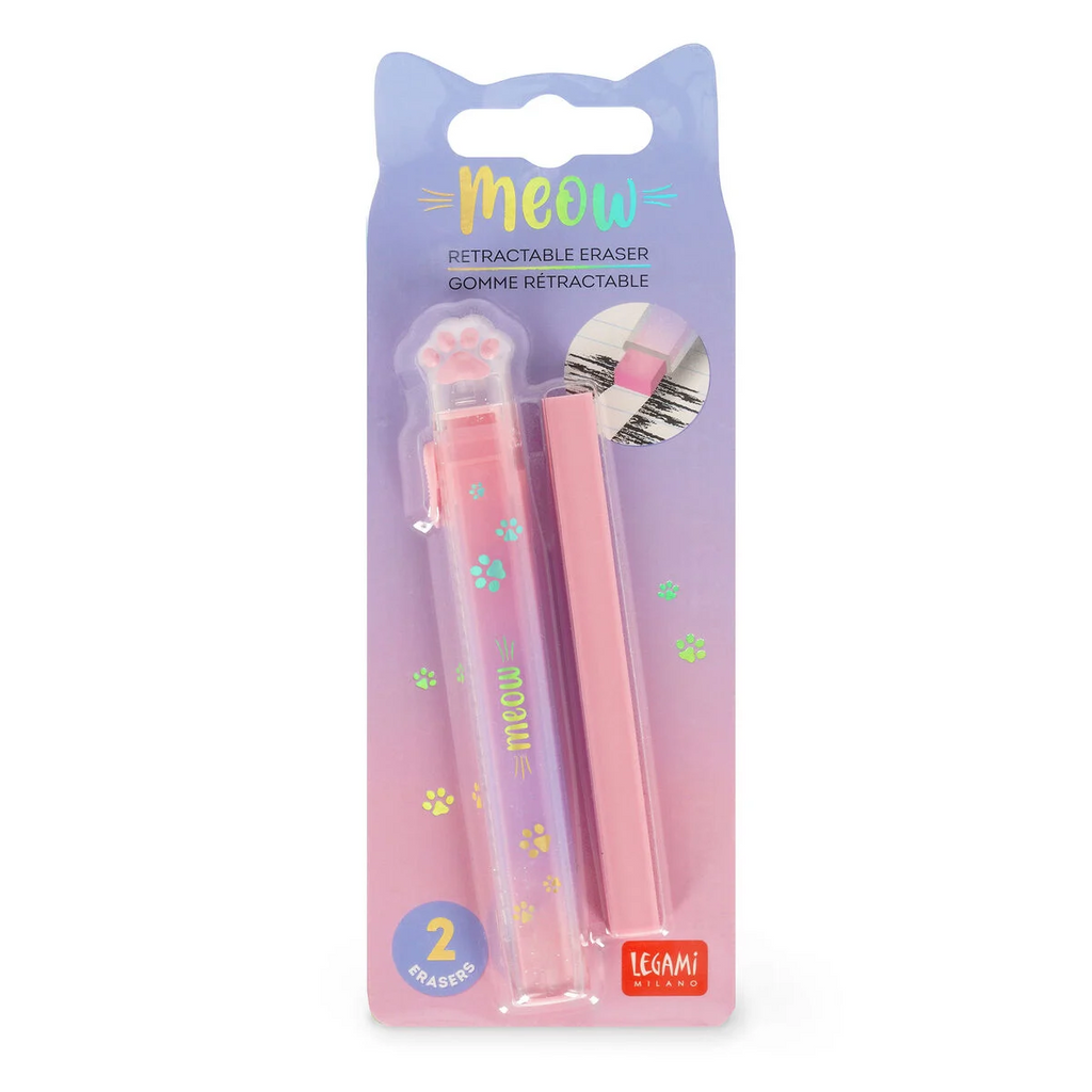 Gomme rétractable avec recharge Meow I LEGAMI