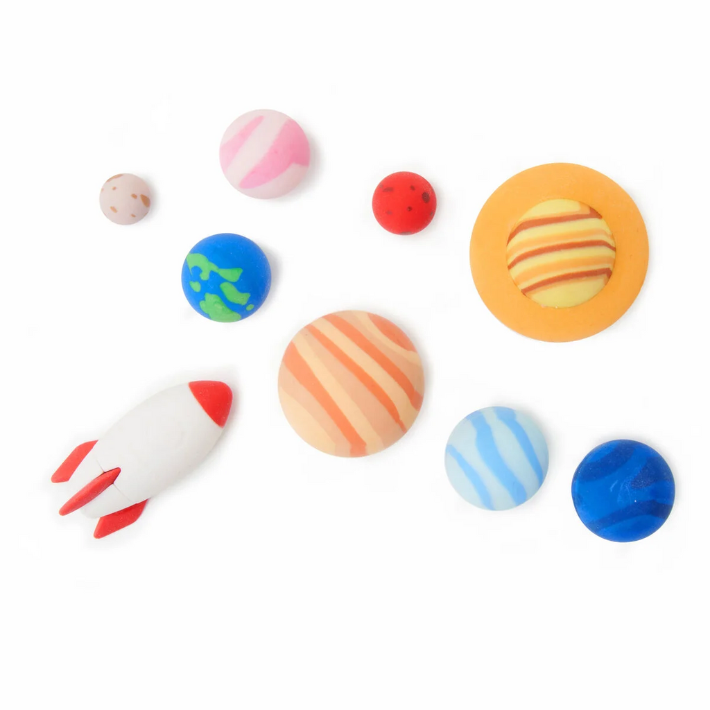 Set de 9 gommes Solar System I LEGAMI