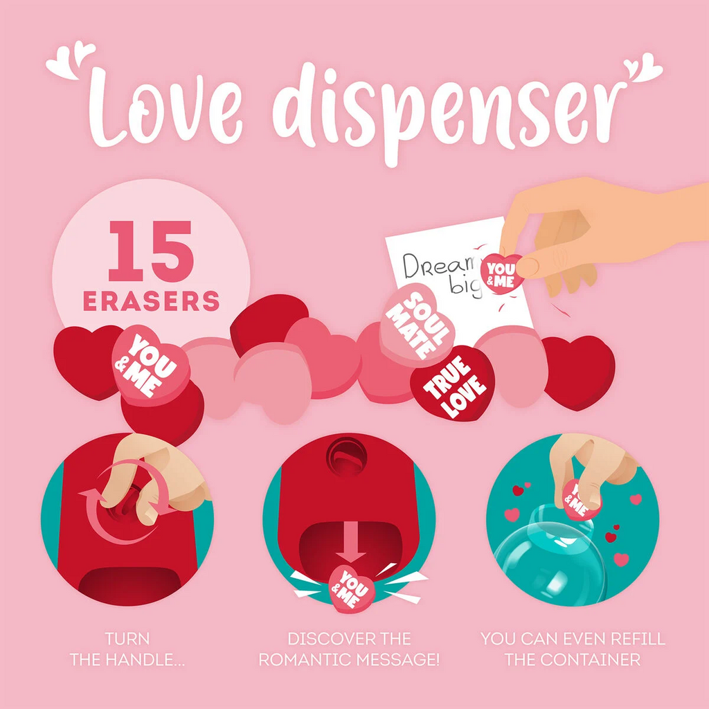 Mini distributeur de gommes Love I LEGAMI