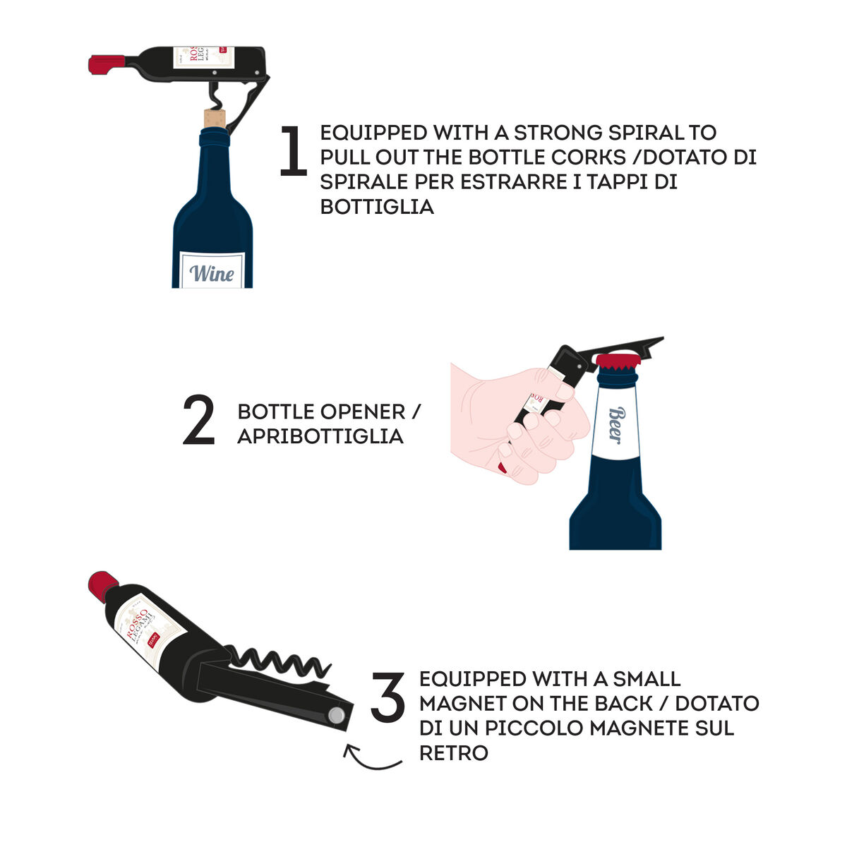 Ouvre bouteille I LEGAMI