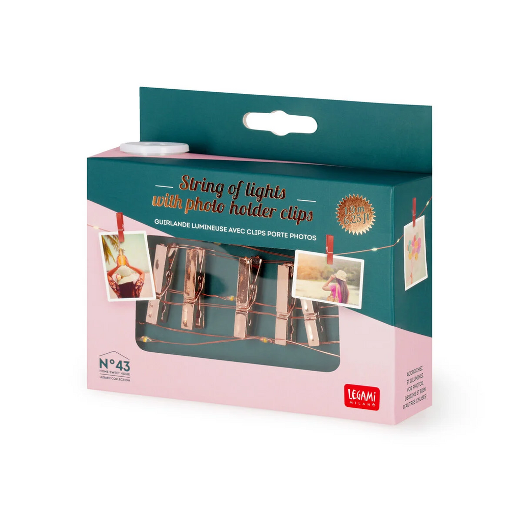 Guirlande lumineuse avec clip porte-photos I LEGAMI