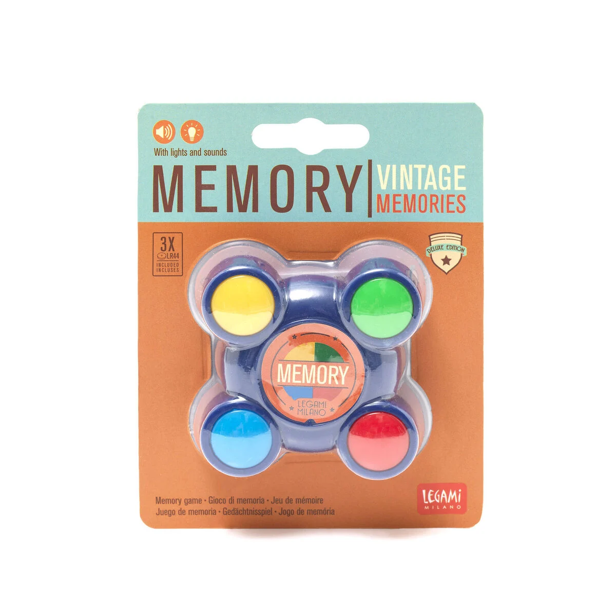 Jeu de mémoire lumineux et sonore Vintage Memories I LEGAMI
