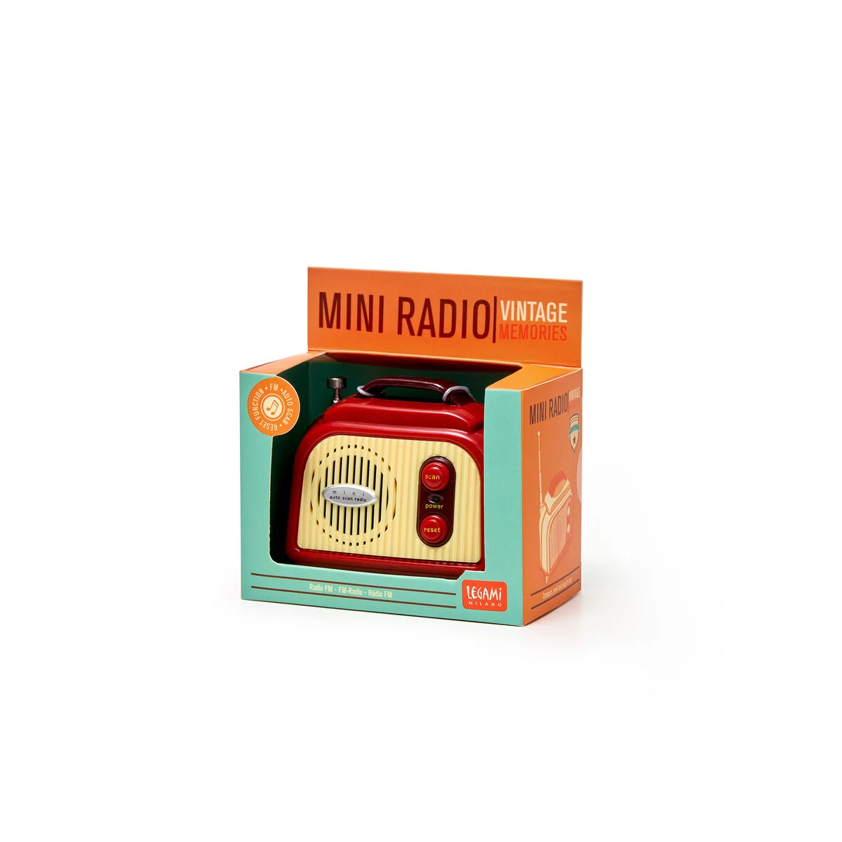 Mini radio portable Vintage Memories I LEGAMI