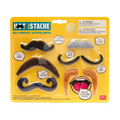 Set de 6 fausses moustaches autocollantes LOL I LEGAMI