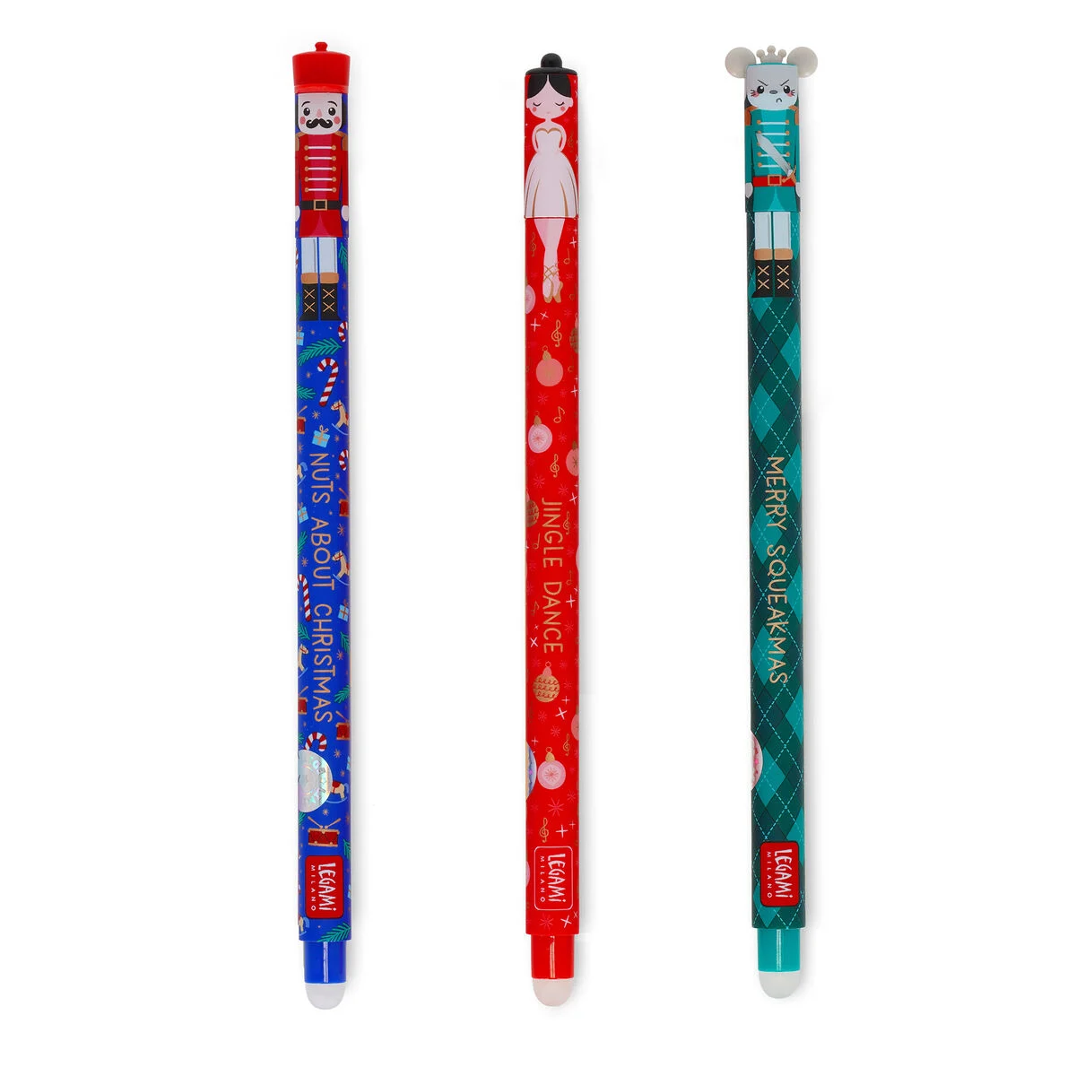 Set de 3 stylos à encre gel effaçable I Collection Noël LEGAMI