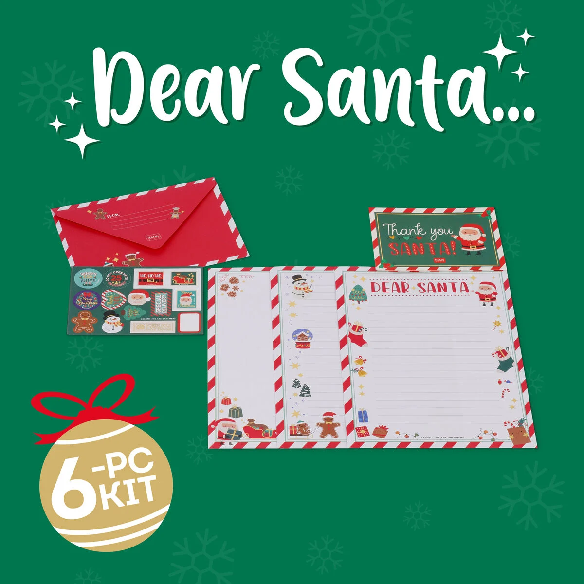Kit pour lettre au père Noël I Collection Noël LEGAMI