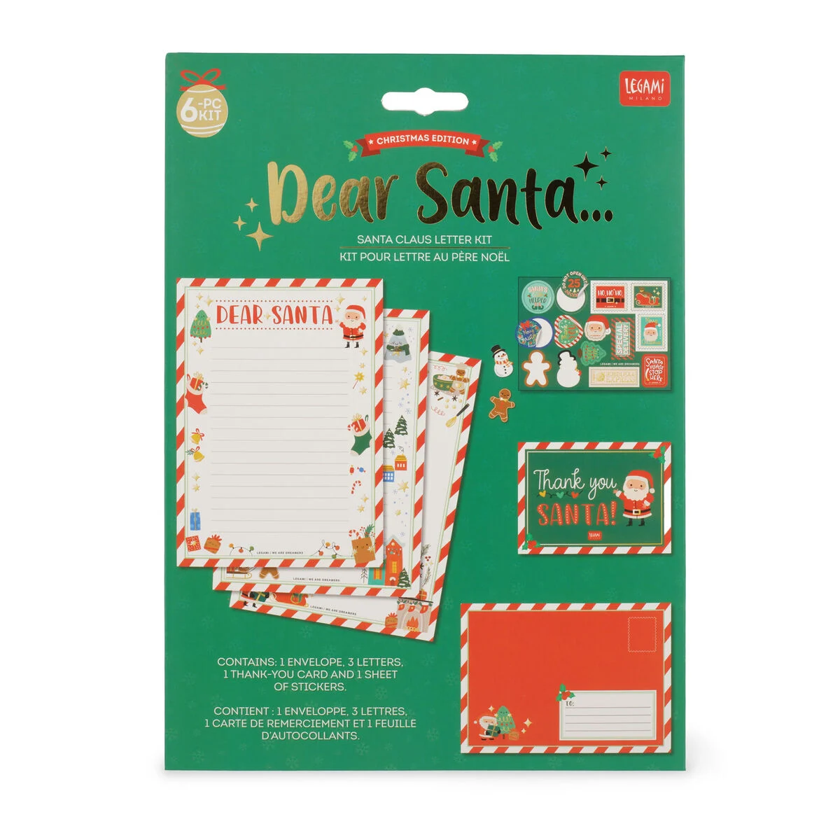 Kit pour lettre au père Noël I Collection Noël LEGAMI
