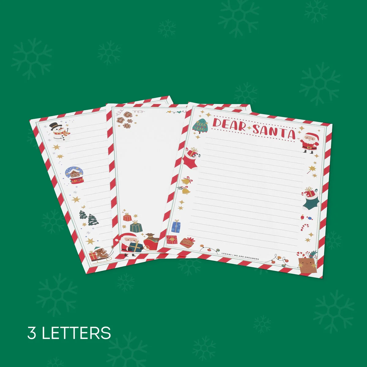Kit pour lettre au père Noël I Collection Noël LEGAMI