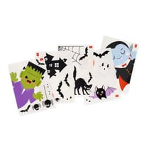 Set de 35 autocollants électrostatique pour fenêtres I Collection Halloween LEGAMI