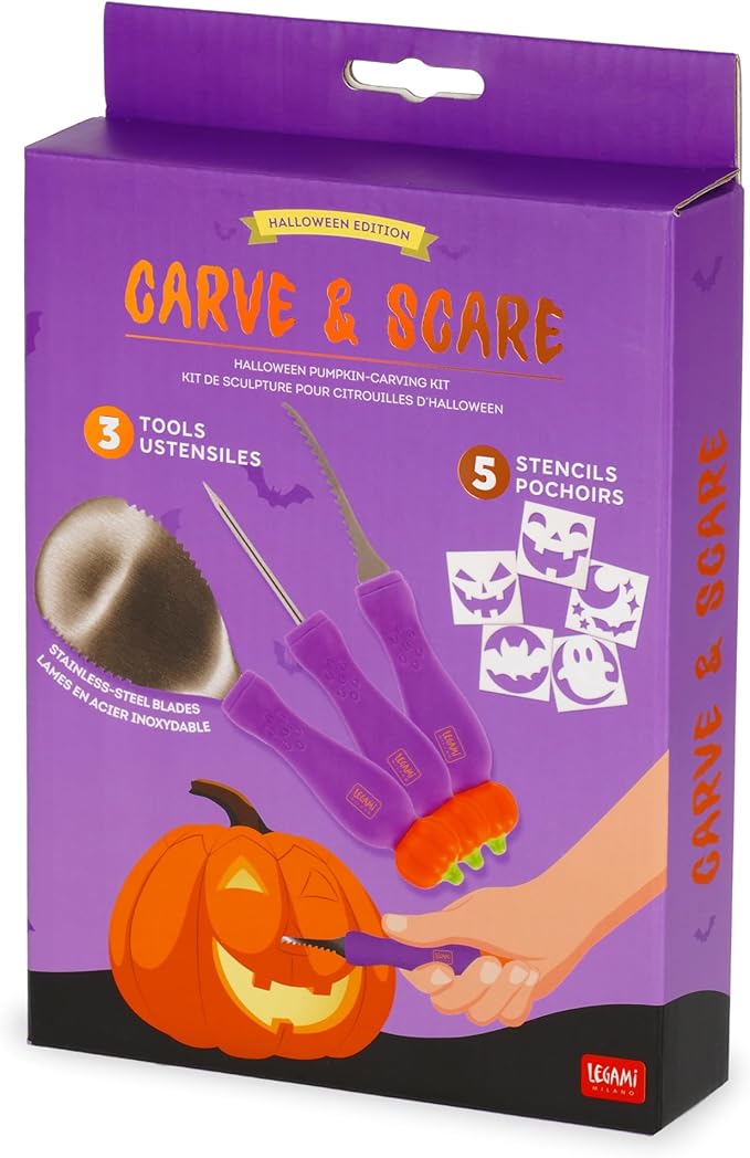 Kit de sculture pour citrouille I Collection Halloween LEGAMI