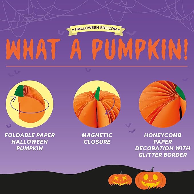 Citrouilles d'Halloween pliable en papier I Collection Halloween LEGAMI