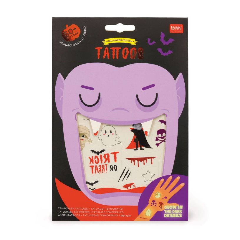 Tatouages Éphémères Halloween LEGAMI