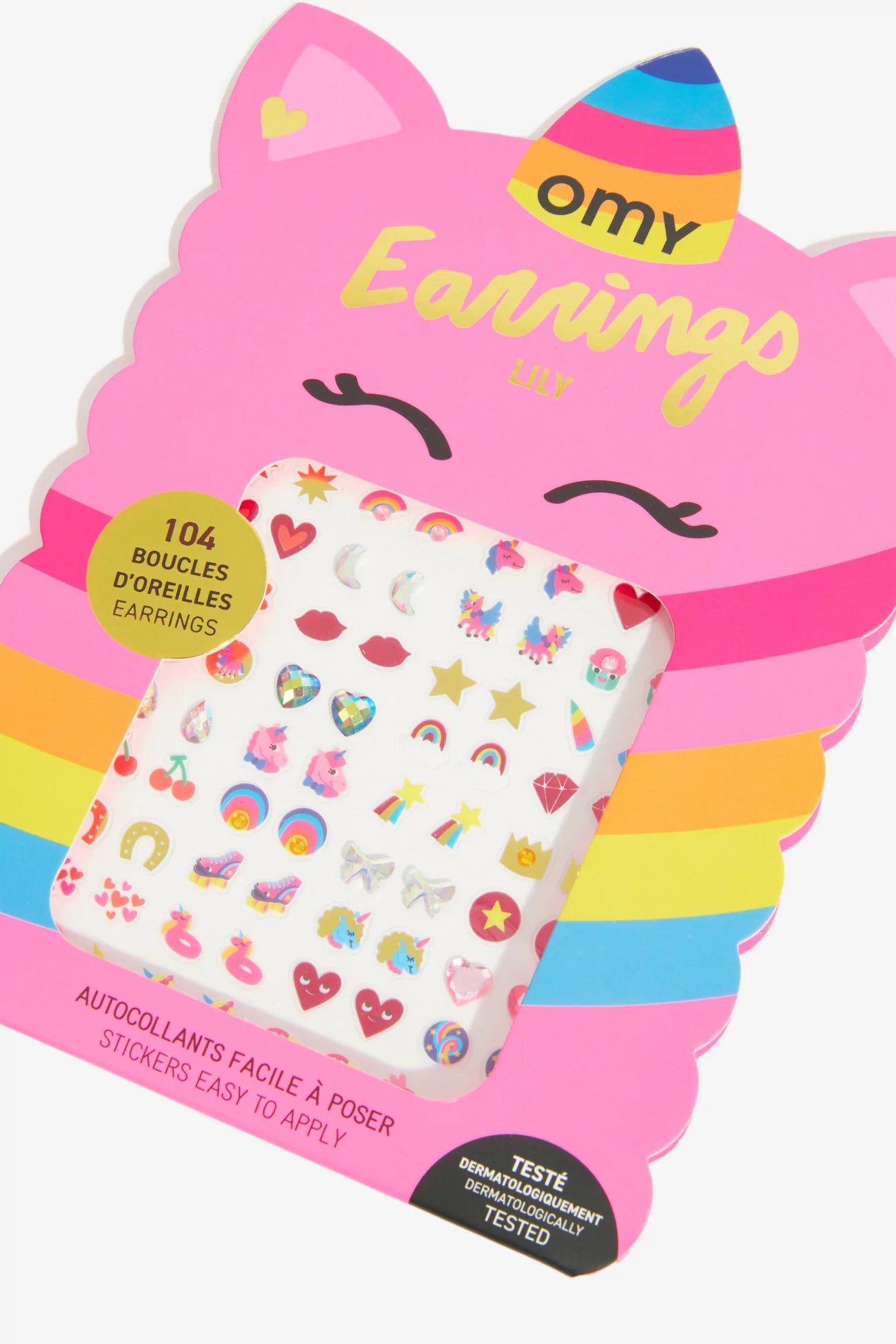 Earrings stickers OMY