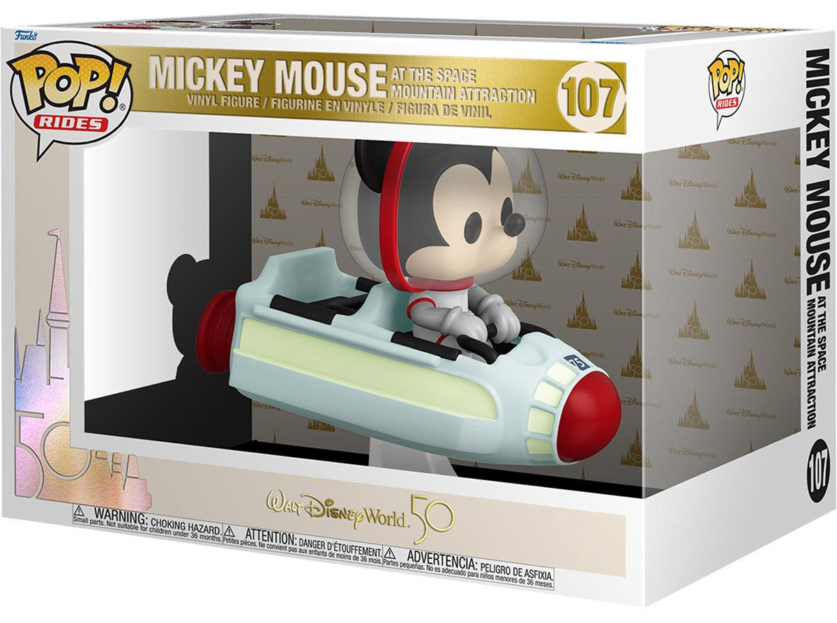 Mickey Mouse at the space mountain attraction POP!